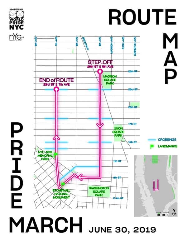 NYC Pride Announces Parade Route For NYC WorldPride 2019 Towleroad