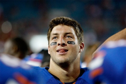 Tim Tebow's New I Told You So Eyeblack 