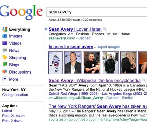 Sean Avery - Wikipedia