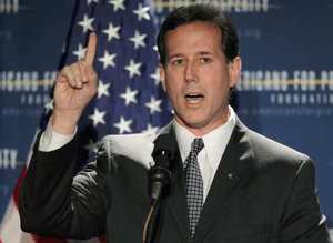 SantorumPointing