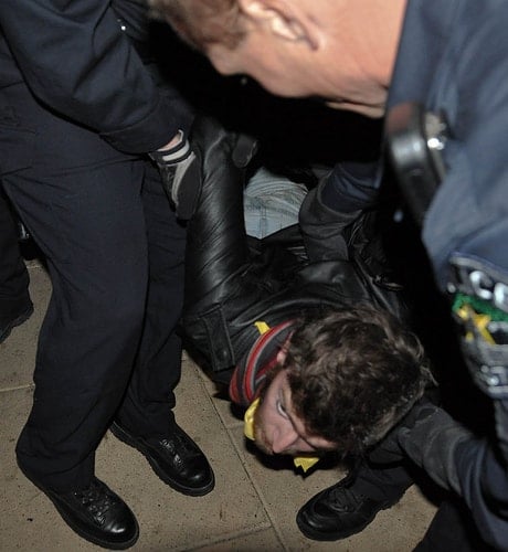 OccupyAustinArrest