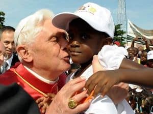 Pope Benedict Kissing Child near the lips sexual abuse Catholic church boundaries