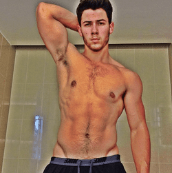 Nick Jonas Shirtless Selfie