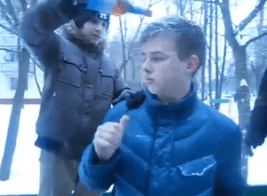 Russian Homophobes Attack With Urine