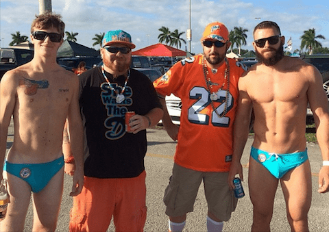 Dolphins Speedo Fans