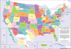 Secessionist map