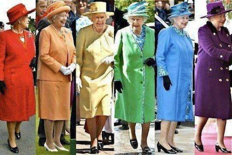 Queen Elizabeth rainbow