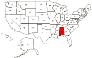 Alabama-map