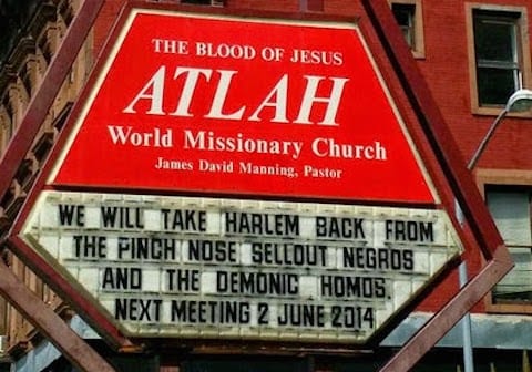 ATLAH Church Sellout Sign