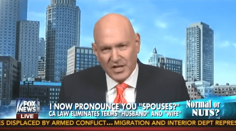 Keith Ablow on California marriage law