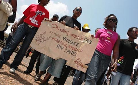 Kenya gay protest