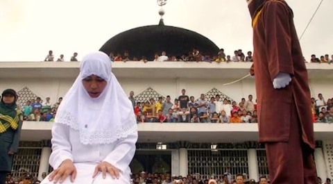 Caning aceh indonesia