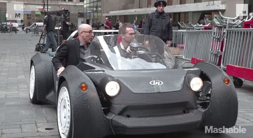 3d printed car