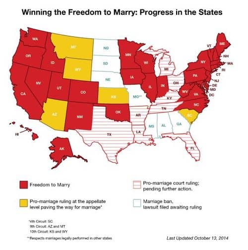 Marriage map