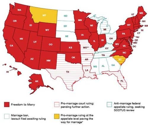 Marriage map