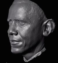 President obama 3d bust