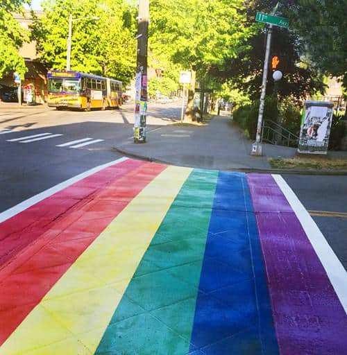 Rainbow Crosswalk