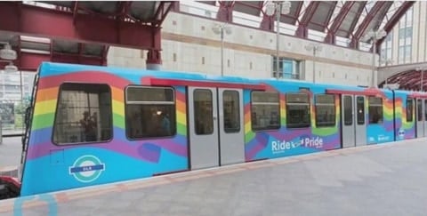 London Ride With Pride Train