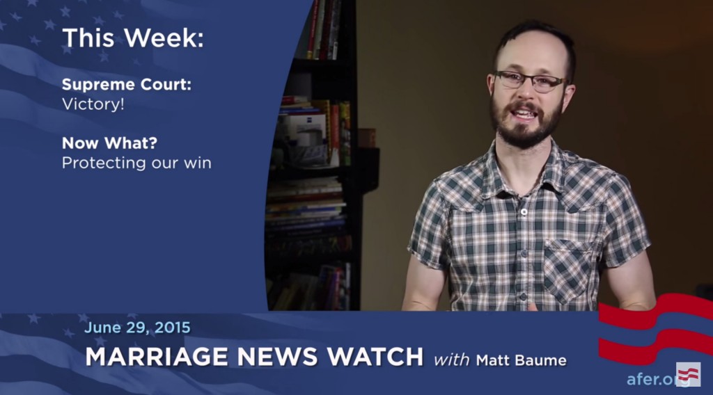 Matt Baume Looks At What Comes Next After Our Marriage