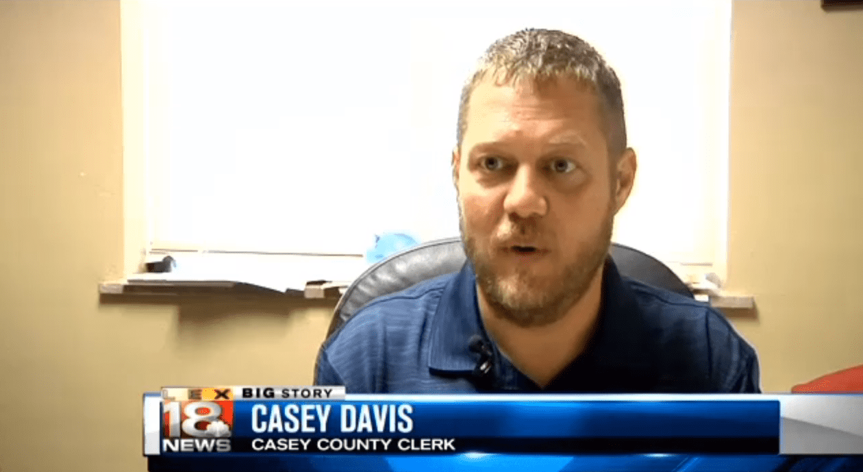 Kentucky clerk Casey Davis