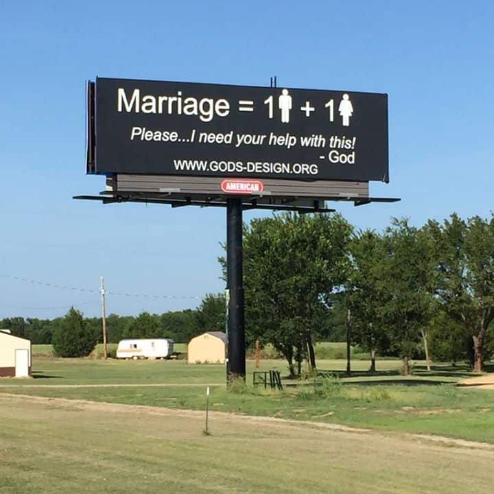 anti-gay billboard