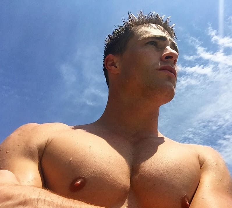 Colton Haynes Shirtless