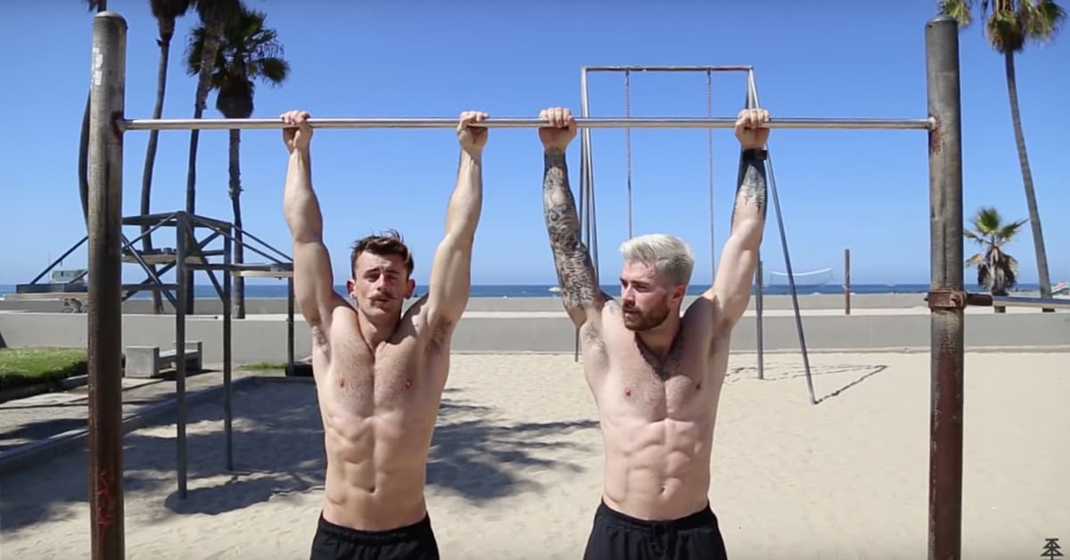 Nathan McCallum Kyle Krieger hot workout video