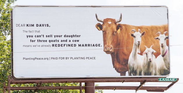 Kim Davis Billboard