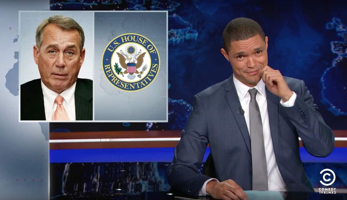 John Boehner Trevor Noah