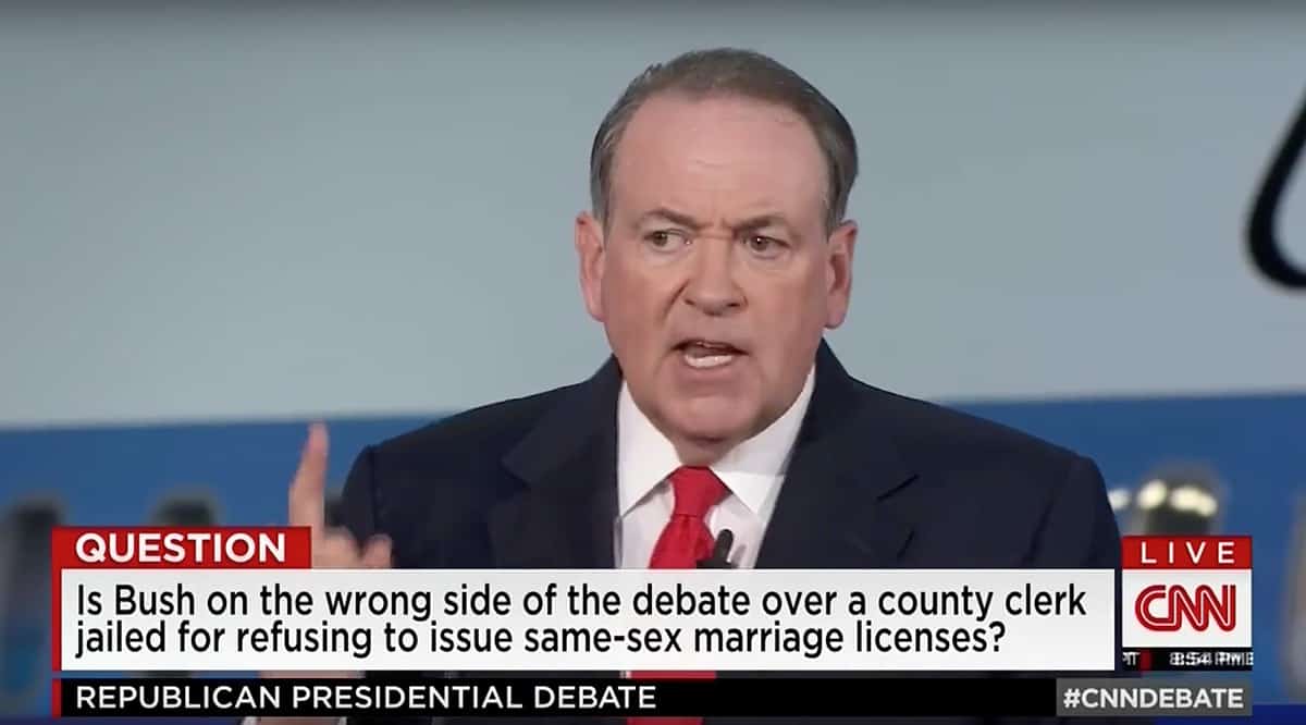 Mike Huckabee defends