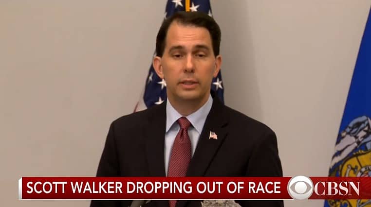 Scott Walker drops out