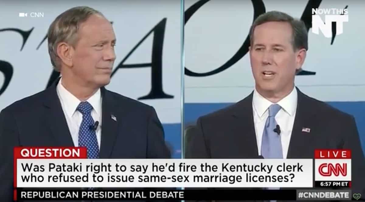 Rick Santorum Compared Kim Davis