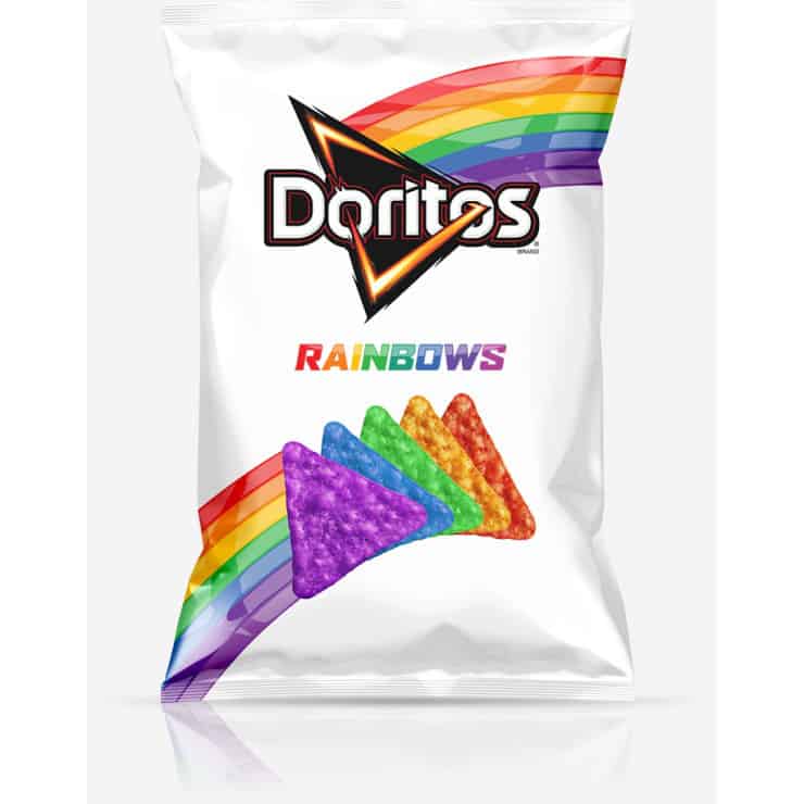 rainbow doritos