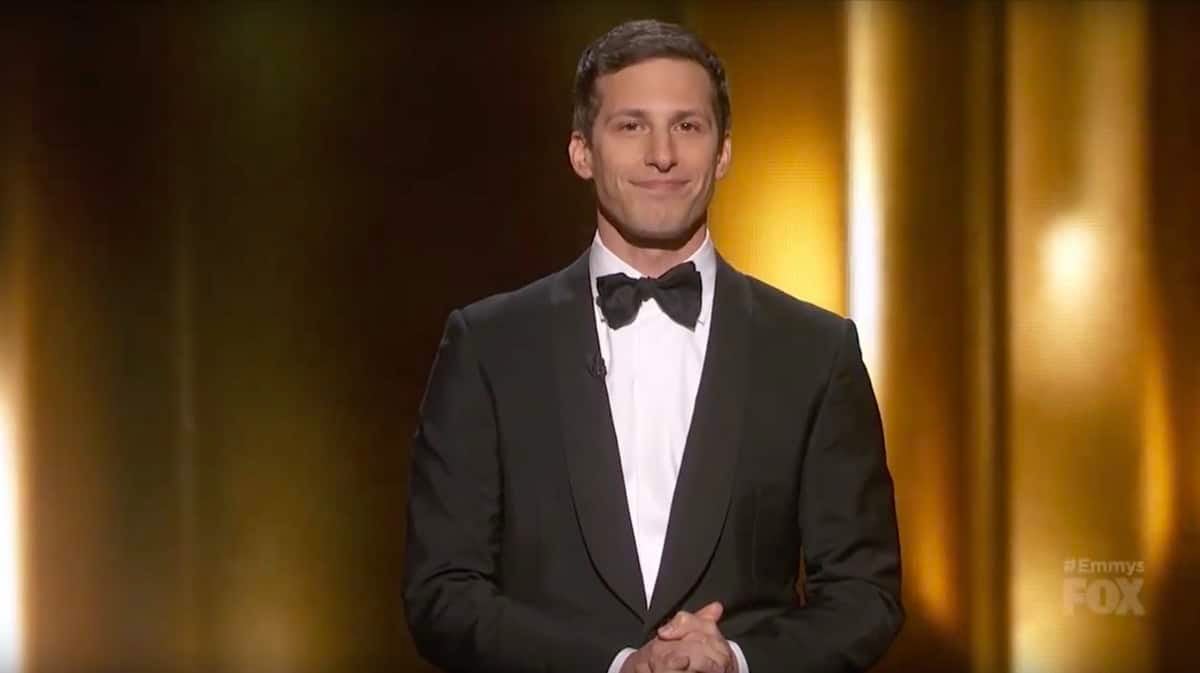 Andy Samberg nails Kim Davis