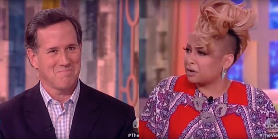 Raven Symone Rick Santorum