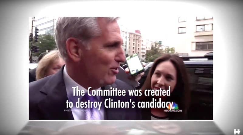 Hillary Clinton ad Kevin McCarthy