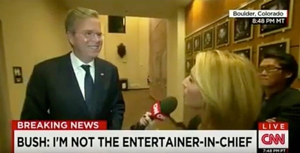 frustrated Jeb Bush Dana Bash