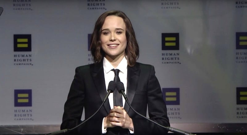 Ellen Page Brett Ratner HRC