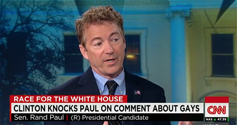 Rand Paul LGBT discrimination