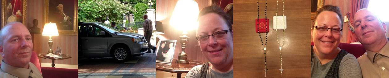 Kim Davis in Vatican embassy