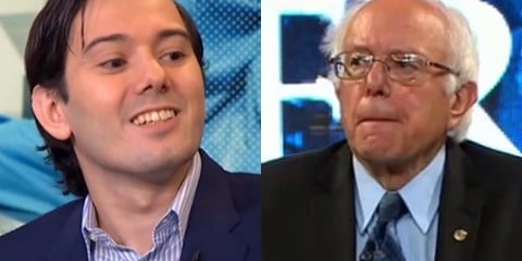 Martin Shkreli Bernie Sanders