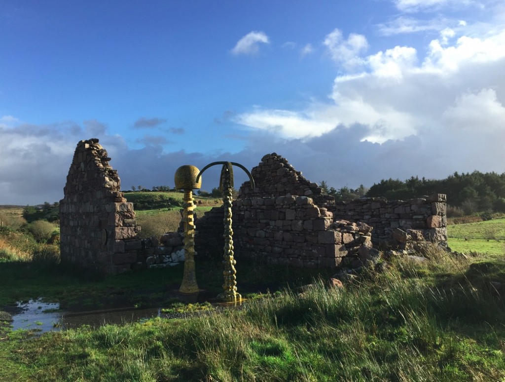 Coastal Galway scultpure, Ireland, in Towleroad and ManAboutWorld gay travel magazine