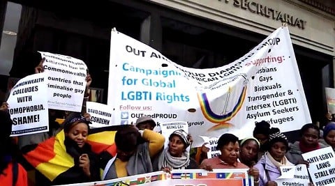 London Protest Commonwealth
