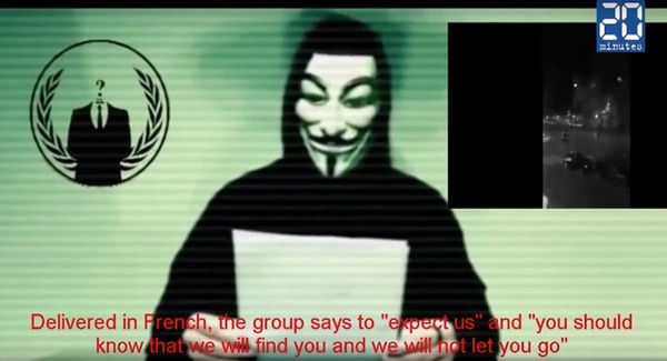 Anonymous declares war on ISIS