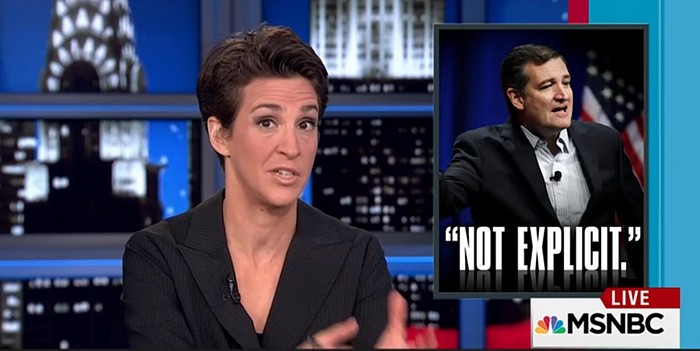 Rachel Maddow goes after Ted Cruz