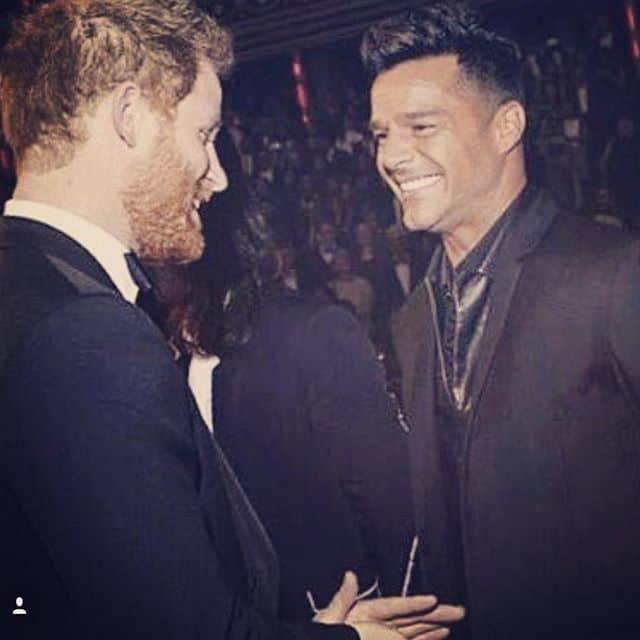 Prince Harry Ricky Martin