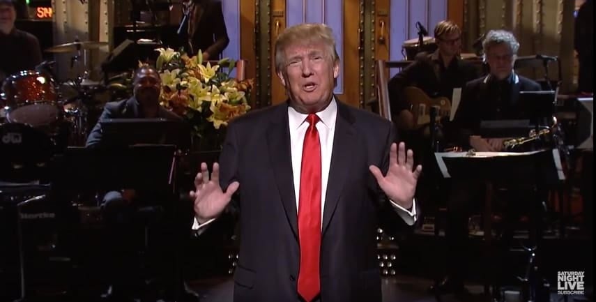 Donald Trump SNL you're a racist