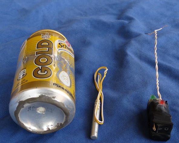 Soda can bomb