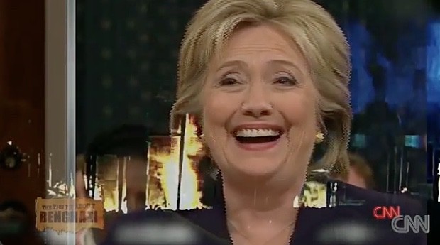 Donald Trump Posts Video of Hillary Clinton Laughing