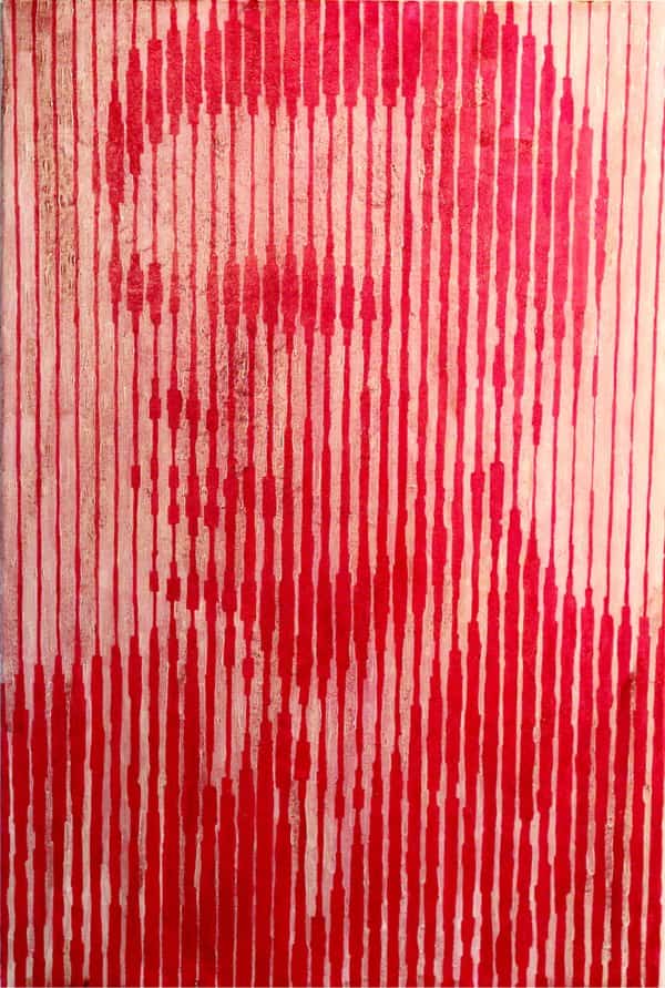 Alan Turing blood portrait